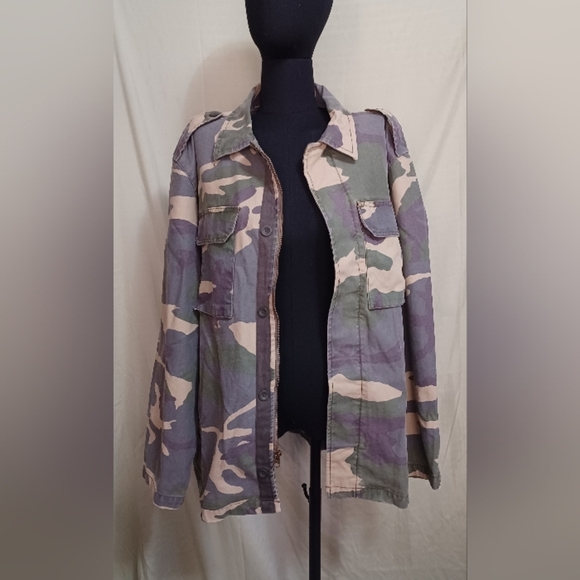 An Arrow Blue Jeans Co. Camouflage Army Military Hunting Field Jacket - Picture 2 of 16